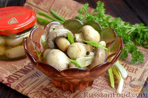 Маринад для грибов, рецепты на RussianFood.com: 73 рецепта маринада для ...