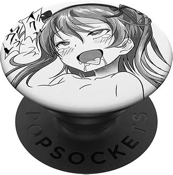 Amazon Ecchi Hentai Otaku Girl Waifu Ahegao Pleasure Face Popsockets Popgrip Swappable