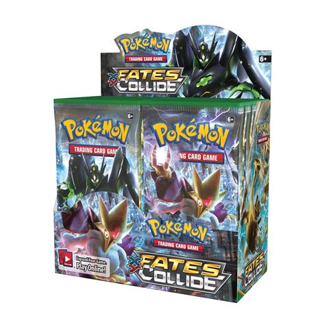 Fates Collide Booster Display Dual Types 36 Booster Packs Pokémon