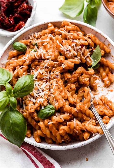 Red Pesto Pasta Salt And Baker