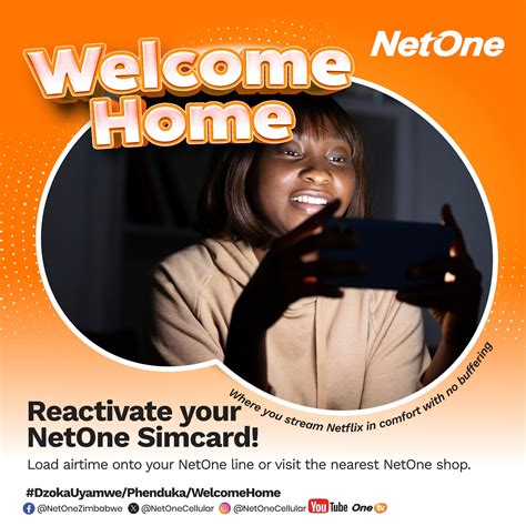 NetOne - 🔄 Welcome back home! If you haven't been using...