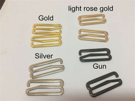 Mm In Metal Bra Strap Clasp Adjustment Hooks Buckles Lingerie Hardware Ebay