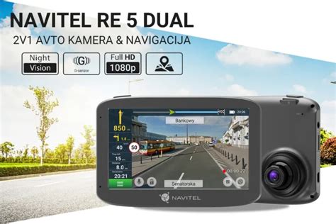 NAVITEL RE 5 DUAL avto kamera in navigacija