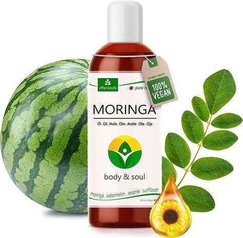 Moringa Oil Body And Soul 100ml Cold Pressed Premium Oil Blend With Moringa Watermelon Sesame