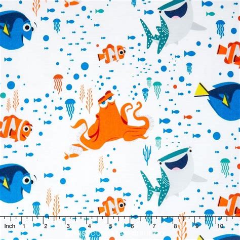 Tropical Fish Fabric Timeless Treasures Tropical Fish Etsy Disney