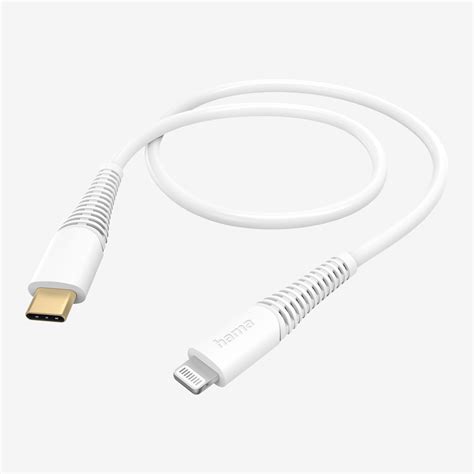 Hama Usb C Auf Lightning® Ladekabel Weiß Worldshop