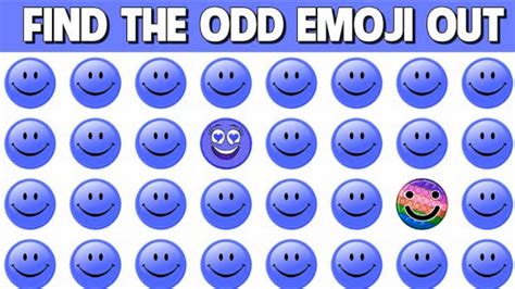 Find The Odd Emoji Out Emoji Puzzle Quiz How Good Are Your Eyes