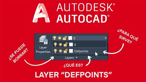 Autocad Layer Defpoints Youtube