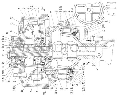 Передняя ступица камаз 6522 схема - 87 фото