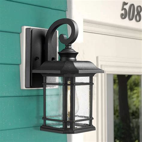 Emliviar Outdoor Wall Lantern Lights 1 Light Exterior Wall Sconce Lamp