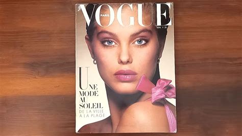 1983 May ASMR Magazine Flip Through Paris Vogue W Renee Simonsen YouTube