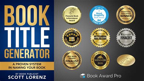 Book Title Generator by Book Marketing Expert and Book Publicist Scott ...