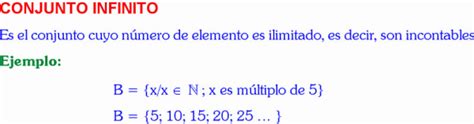 Qual Conjunto Numerico E Infinito - CONJUNTOS INFINITOS EJEMPLOS