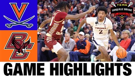 Virginia Vs Boston College Highlights Ncaa Mens Basketball 2024 College Basketball Youtube