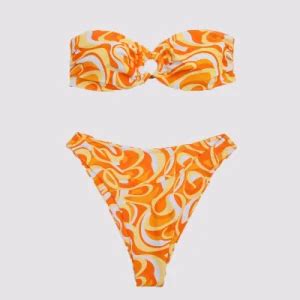 Custom Two Piece Swimwear Athletic High Waisted Swimsuit Women Bikini Women Tiny Bikinis