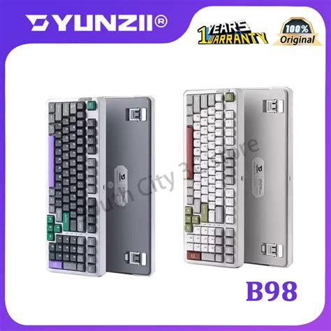 Yunzii B Wireless Hot Swappable Mechanical Keyboard Three Mode Bluetooth Rgb Gaming Keyboard