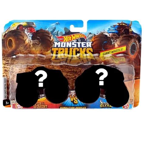 Kit Carrinhos Monster Trucks Escala Fyj Hot Wheels Sortido Sem Repeti O Shopee