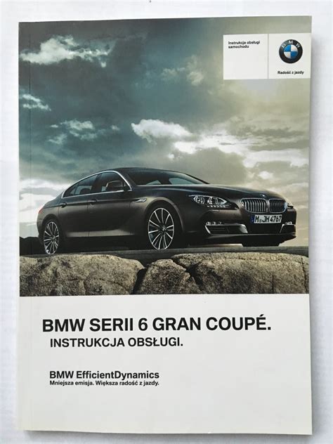 BMW 6 F06 Gran Coupe polska instrukcja obsługi 2012 2018 za 99 zł z