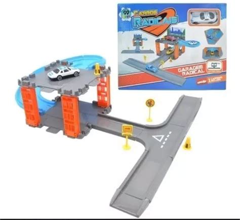 Pista De Carro Garagem Radical Carrinho Tipo Hot Wheels Mercadolivre