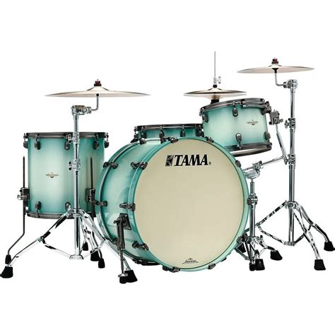 Tama Starclassic Maple 3 Piece Shell Pack With Smoked Black Nickel Hardware And 24 In Bass Drum