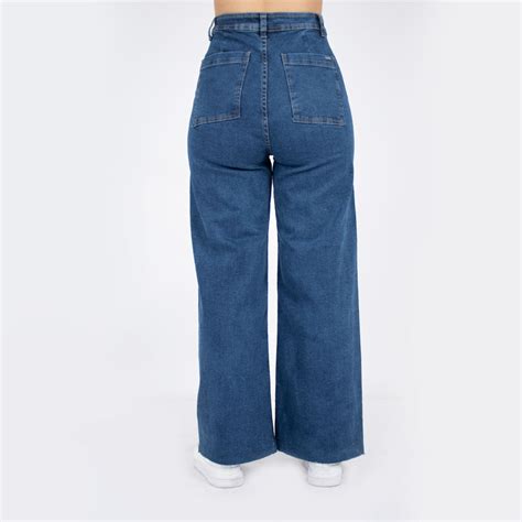 Ripley JEANS SUELTO MUJER KAYRA POBLET AZUL CONFORT 21