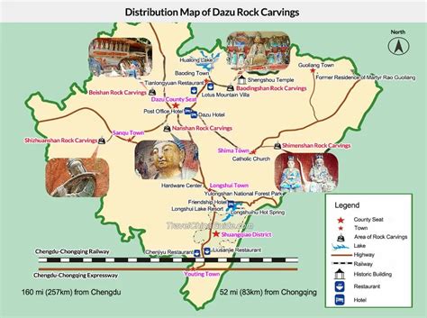 China Chongqing Map City Layout Subway Hotels