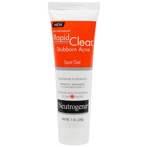 Neutrogena, Rapid Clear, Stubborn Acne Spot Gel, Maximum Strength, 1 oz ...