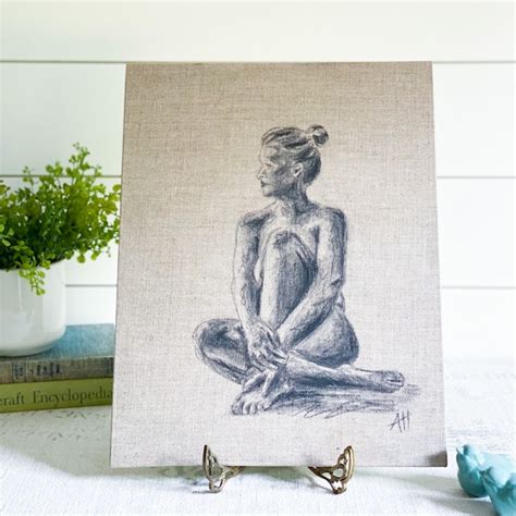 Charcoal Nude Etsy