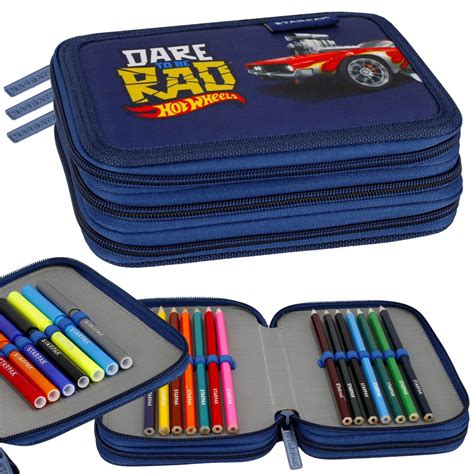 Pi Rnik Z Wyposa Eniem Trzykomorowy Dla Ch Opca Starpak Hot Wheels Granatowy Starpak