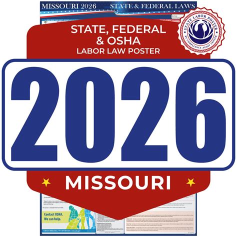Missouri 2026 Labor Law Poster | State, Federal & OSHA – State Labor Poster