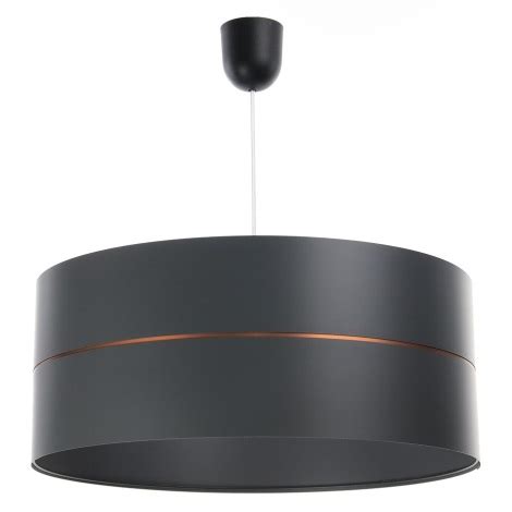 Suspension Filaire GLAM HOME 1xE27 60W 230V D 40 Cm Noire Lumimania