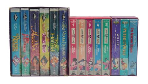 Sold At Auction Sealed Disney Vhs In Box Sets