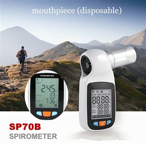 Contec Bluetooth Digital Spirometer Lung Function Breathing Pulmonary Diagnostic Sp70b Wivb