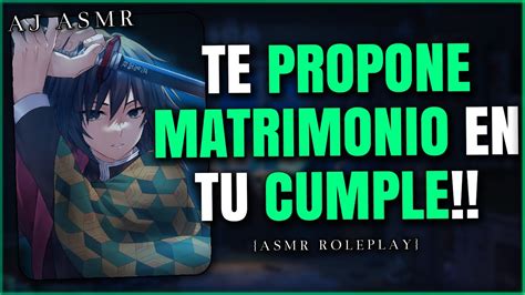 Tomioka Te Pide Matrimonio En Tu Cumplea Os Asmr Roleplay Youtube