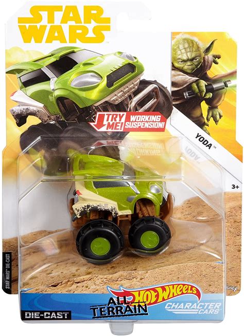 Yoda Star Wars Hot Wheels Solo All Terrain Character Cars Fdj