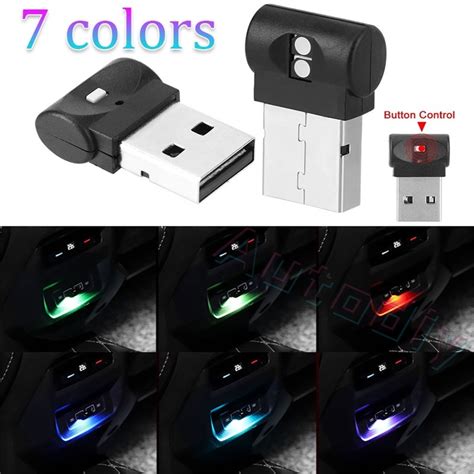 Colors Mini Usb Light Led Modeling Light Car Ambient Light Neon