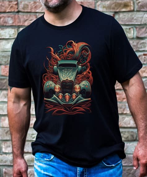 Vintage Hot Rod T Shirt Rock A Classic 1928 Old Car Illustration With This Stylish Retro