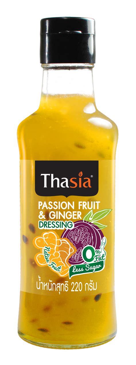 Passion Fruit And Ginger Dressing Thasiafoods