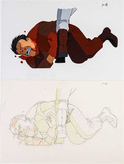 Katsuhiro Otomo A Collection Of Anime Cels From Akira