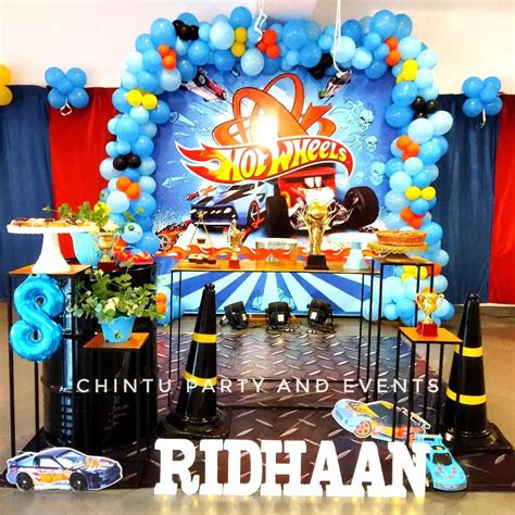 Hot Wheels Theme Birthday Party Decorations In Bangalore Chintu Party