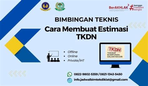 Bimtek Cara Membuat Estimasi Tkdn Pusat Pendidikan Keuangan Dan