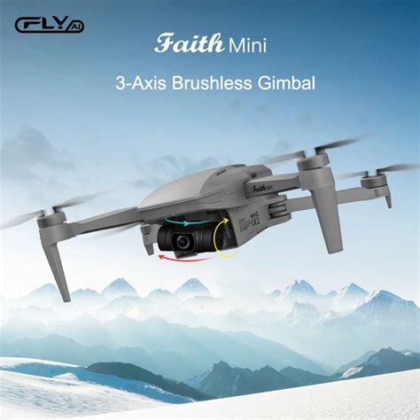 CFLY F Mini Drone Profissional GPS 3 Axis Gimbal Sem Escova 4K HD C