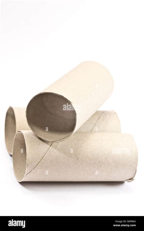 Tubes De Papier Toilette En Carton Banque D Image Et Photos Alamy