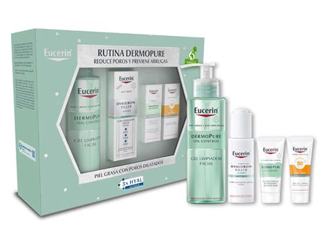 Ripley Estuche Eucerin Piel Grasa Dermopure Cleansing Gel Ml