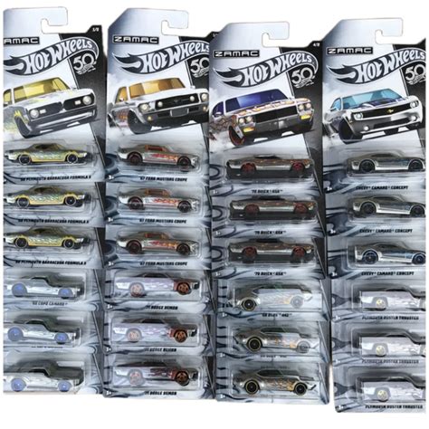 Modelo De Coche De Juguete Modelo De Coche De Juguete Hot Wheels Th Anniversary Zamac Flames Png