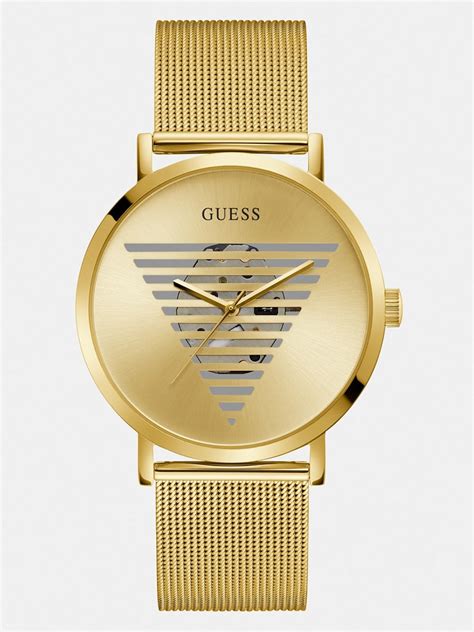 GUESS® Steel analogue watch Men