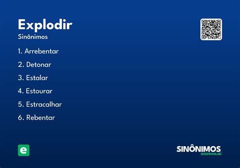 Explodir Significado - Explodir - Significado e Sinônimo - escreva.ai