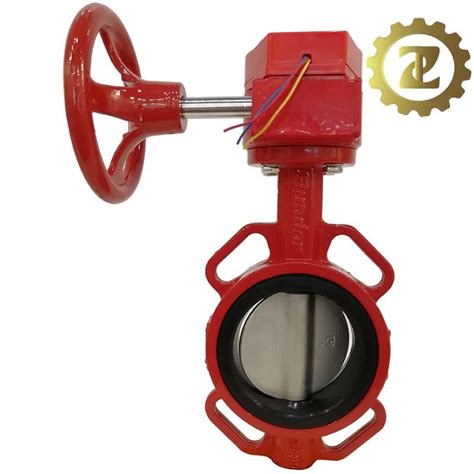 Jis Din Worm Gear Operated Pn Universal Wafer Type Butterfly Valve