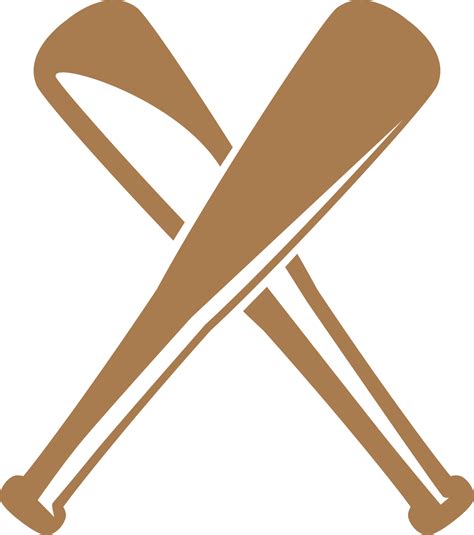 Crossed Baseball Bat Png