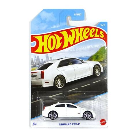 Hot Wheels Cadillac CTS V White Luxury Sedan Perfect Birthday Etsy